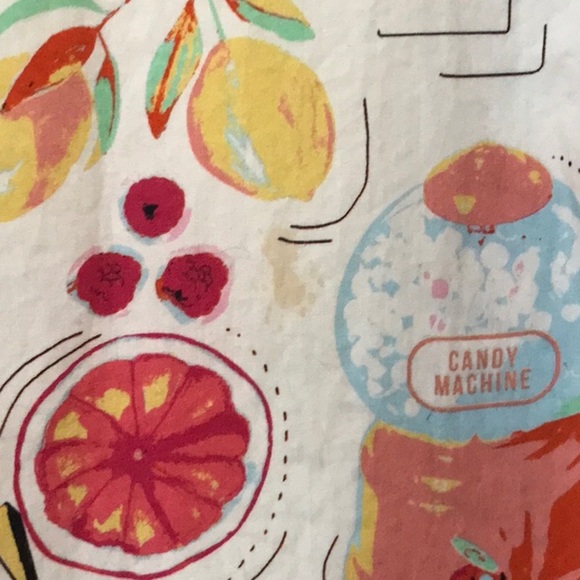 Zara Colorful Graphic Print Button-Up Tunic OVERSIZED - Picture 11 of 11